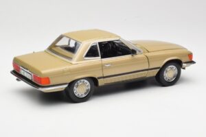 Mercedes 350 SL R107 Златен Sun Star 1:18 MB004 Метал — снимка 3 от 8