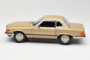 Mercedes 350 SL R107 Златен Sun Star 1:18 MB004 Метал — снимка 4 от 8