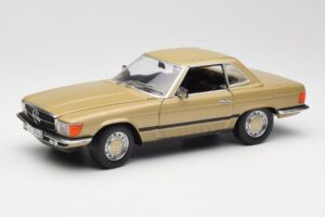 Mercedes 350 SL R107 Златен Sun Star 1:18 MB004 Метал