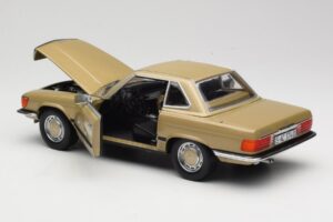 Mercedes 350 SL R107 Златен Sun Star 1:18 MB004 Метал — снимка 5 от 8