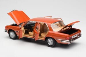 Mercedes 450 SEL 6.9 W116 Оранжев Metallic Norev 1:18 183459 Метал — снимка 5 от 8