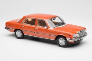 Mercedes 450 SEL 6.9 W116 Оранжев Metallic Norev 1:18 183459 Метал — снимка 6 от 8