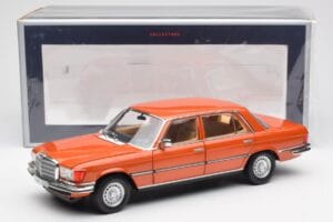 Mercedes 450 SEL 6.9 W116 Оранжев Metallic Norev 1:18 183459 Метал — снимка 8 от 8