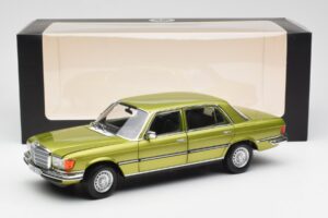 Mercedes 450 SEL W116 Citrus Зелен Дилърско Издание Norev 1:18 B66040683 Метал — снимка 8 от 8