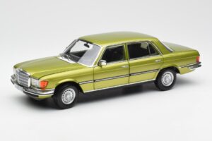 Mercedes 450 SEL W116 Citrus Зелен Дилърско Издание Norev 1:18 B66040683 Метал