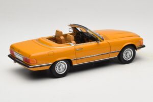 Mercedes 450 SL R107 Cayenne Orange Norev 1:18 183350 Метал — снимка 4 от 10