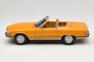 Mercedes 450 SL R107 Cayenne Orange Norev 1:18 183350 Метал — снимка 6 от 10