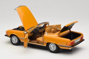 Mercedes 450 SL R107 Cayenne Orange Norev 1:18 183350 Метал — снимка 7 от 10