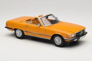 Mercedes 450 SL R107 Cayenne Orange Norev 1:18 183350 Метал — снимка 8 от 10