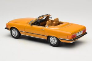 Mercedes 450 SL R107 Cayenne Orange Norev 1:18 183350 Метал — снимка 9 от 10