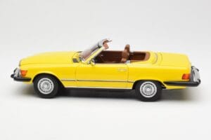 Mercedes 450SL R107 Жълт US Version Norev 1:18 183727 Метал — снимка 5 от 9