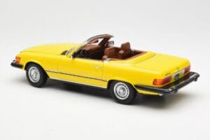 Mercedes 450SL R107 Жълт US Version Norev 1:18 183727 Метал — снимка 8 от 9