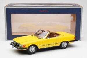 Mercedes 450SL R107 Жълт US Version Norev 1:18 183727 Метал — снимка 9 от 9