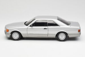 Mercedes 500 SEC C126 Сребрист AUTOart 1:18 76212 Метал — снимка 4 от 8