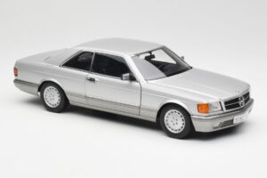 Mercedes 500 SEC C126 Сребрист AUTOart 1:18 76212 Метал — снимка 6 от 8