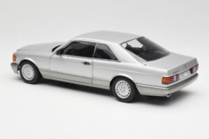 Mercedes 500 SEC C126 Сребрист AUTOart 1:18 76212 Метал — снимка 7 от 8