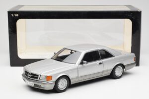 Mercedes 500 SEC C126 Сребрист AUTOart 1:18 76212 Метал — снимка 8 от 8