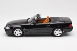 Mercedes SL 500 R129 Черен Norev 1:18 183750 Метал — снимка 5 от 10