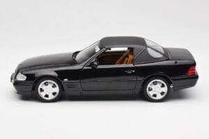Mercedes SL 500 R129 Черен Norev 1:18 183750 Метал — снимка 6 от 10