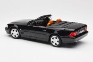 Mercedes SL 500 R129 Черен Norev 1:18 183750 Метал — снимка 9 от 10