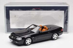 Mercedes SL 500 R129 Черен Norev 1:18 183750 Метал — снимка 10 от 10