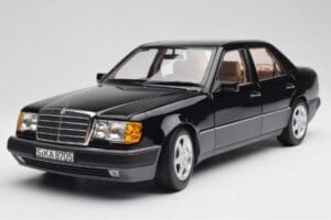 Mercedes 500E W124 Черен Лимитирана Серия Norev 1:18 183949 Метал — снимка 9 от 12