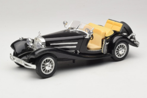 Mercedes 500K Roadster Черен Bburago 1:18 3020-P2 Метал — снимка 2 от 8