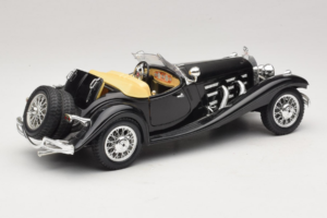Mercedes 500K Roadster Черен Bburago 1:18 3020-P2 Метал — снимка 3 от 8