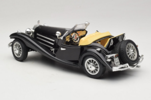 Mercedes 500K Roadster Черен Bburago 1:18 3020-P2 Метал — снимка 5 от 8