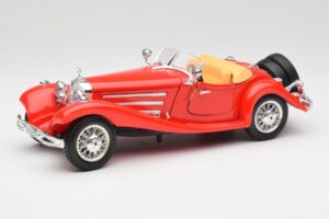 Mercedes 500K Roadster Червен Bburago 1:18 3020 Метал