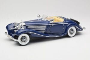 Mercedes 500K Special Roadster Синьо Maisto 1:18 56059 Метал