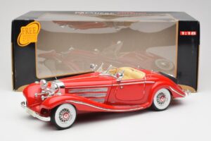 Mercedes 500K Special Roadster Червен Maisto 1:18 56058 Метал — снимка 8 от 8
