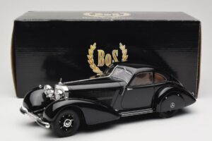 Mercedes 540K Autobahn Kurier Черен BoS Models 1:18 BOS003 Смола — снимка 6 от 6