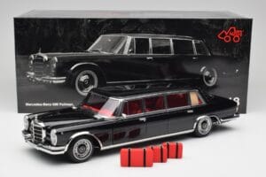 Mercedes 600 Pullman W100 Черен NZG 1:18 1071/50 Метал — снимка 8 от 8