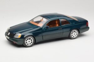 Mercedes 600 SEC C140 Зелен Majorette 1:18 4418 Метал