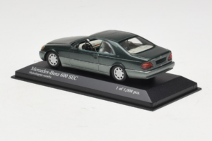 Mercedes 600 SEC W140 Зелен Металик Minichamps 1:43 430032604 Метал — снимка 3 от 4