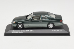 Mercedes 600 SEC W140 Зелен Металик Minichamps 1:43 430032604 Метал