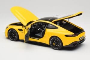 Mercedes AMG GT 43 C192 Turbo Sun Yellow NZG 1:18 B66960587 Метал — снимка 5 от 8