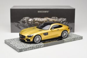 Mercedes Brabus AMG GT S C190 600 Desert Златен Minichamps 1:18 107032522 Метал — снимка 6 от 6