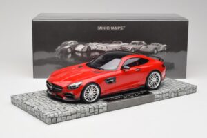 Mercedes Brabus AMG GT S C190 600 Mars Червен Minichamps 1:18 107032521 Метал — снимка 6 от 6