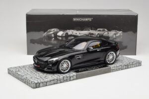 Mercedes Brabus AMG GT S C190 Obsidian Черен Minichamps 1:18 107032520 Метал — снимка 6 от 6