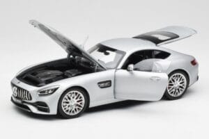 Mercedes AMG GT S C190 Designo Iridium Сребрист Magno Norev 1:18 B66960485 Метал — снимка 2 от 8