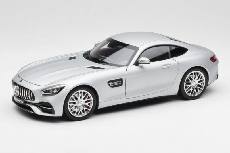 Mercedes AMG GT S C190 Designo Iridium Сребрист Magno Norev 1:18 B66960485 Метал
