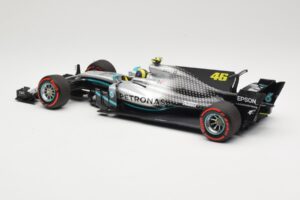 Mercedes AMG Petronas W08 V. Rossi Ride Swap Valencia December 2019 Minichamps 1:18 110191746 Метал — снимка 5 от 6