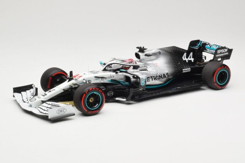 Mercedes AMG Petronas W10 #44 L. Hamilton Winner German GP 2019 Minichamps 1:18 110191144 Метал