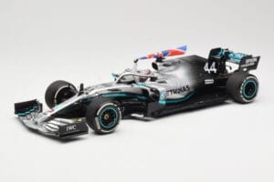 Mercedes AMG Petronas W10 #44 L. Hamilton Winner British GP 2019 Minichamps 1:18 110191044 Метал