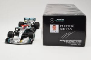 Mercedes AMG Petronas W10 #77 V. Bottas 3rd Place Monaco GP 2019 Minichamps 1:18 110190677 Метал — снимка 6 от 6