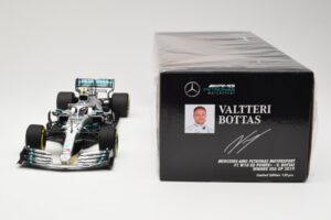 Mercedes AMG Petronas W10 #77 V. Bottas Winner USA GP 2019 Minichamps 1:18 110191877 Метал — снимка 6 от 6