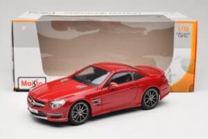 Mercedes AMG SL 63 R231 Червен Maisto 1:18 36199 Метал — снимка 8 от 8