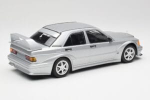 Mercedes 190E W201 2.5-16 EVO 2 Astral Сребрист Metallic Minichamps 1:18 155036101 Метал — снимка 2 от 6